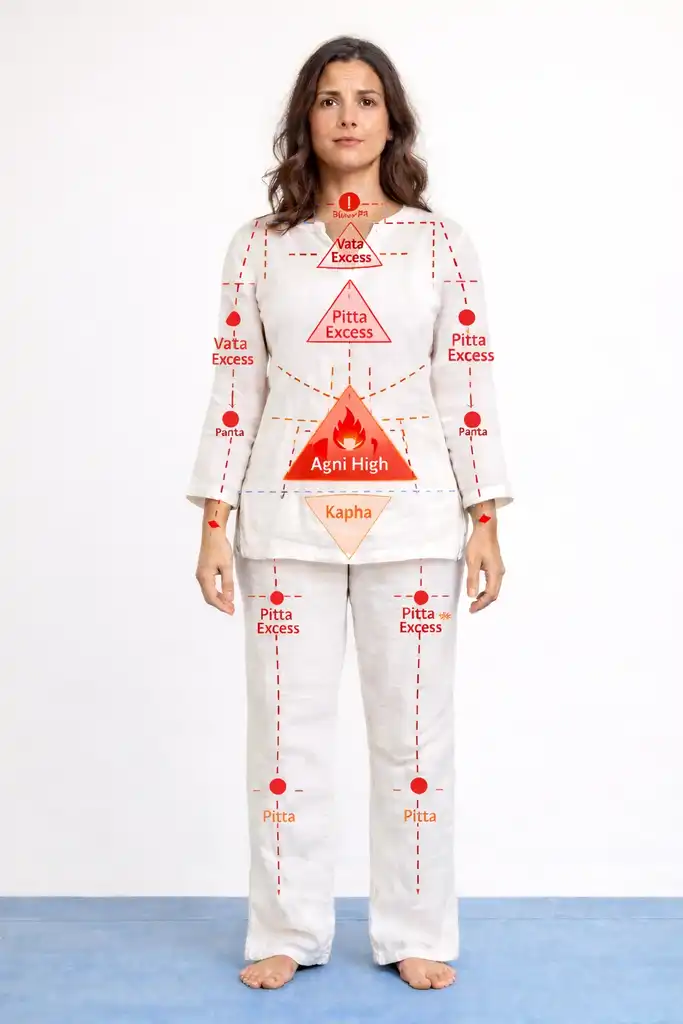 Ayurveda Current Dosha Test Body Type Assessment