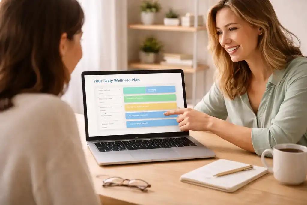 CureNatural Ayurveda daily wellness plan